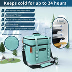 Lanedo Lisa Lunch Soft Cooler 20 Can, Insulated Bag Portable Ice Chest Box For Lunch, Beach, Drink, Beverage, Travel, Camping, P