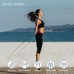Weighted Jump Rope Workout 1Lb Professional Skipping Rope With Adjustable Length&Silicone Comfortable Grips,Heavy Jumpropes Adul