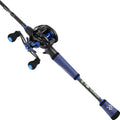 Sougayilang Fishing Reel Rod Combos Fishing Poles With Baitcasting Reel For Travel Freshwater-1.8M/5.9Ft With Left Handed Fishin