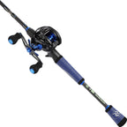 Sougayilang Fishing Reel Rod Combos Fishing Poles With Baitcasting Reel For Travel Freshwater-1.8M/5.9Ft With Left Handed Fishin