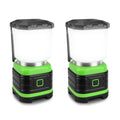EXTRASTAR 2 PCS Camping Lantern, Lanterns for Power Outages, 260 Lumen max, 2 Flash Modes, Battery Powered Camping Gear for Camp