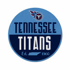 Rico Industries Nfl Football Tennessee Titans Classic Shape Cut Pennant - Home And Living Room D  Cor - Soft Felt Ez To Hang