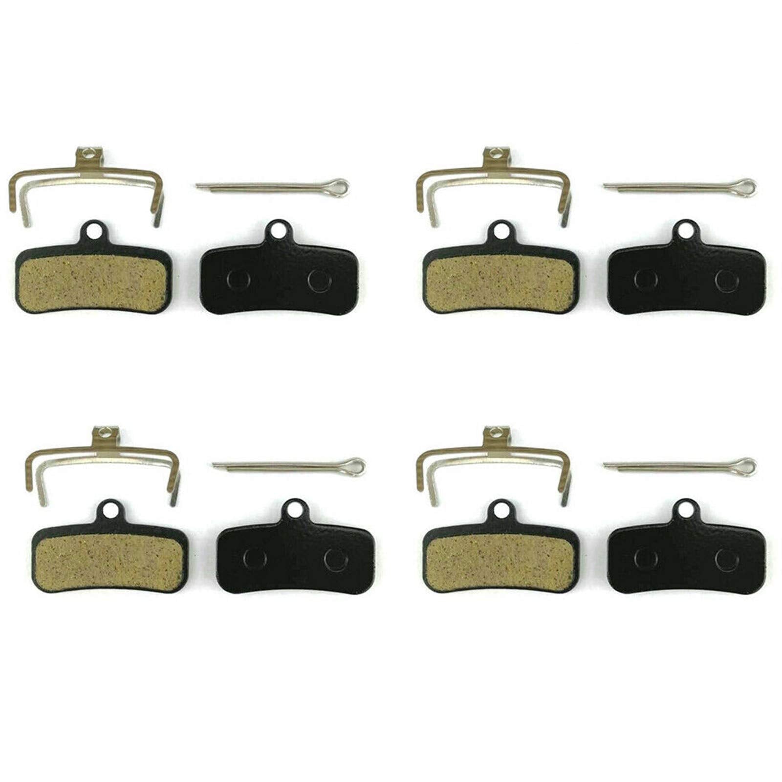 Fastrohy 4 Pairs Mtb Bike Bicycle Disc Brake Pads For Shimano Saint M810/M820 Zee 640