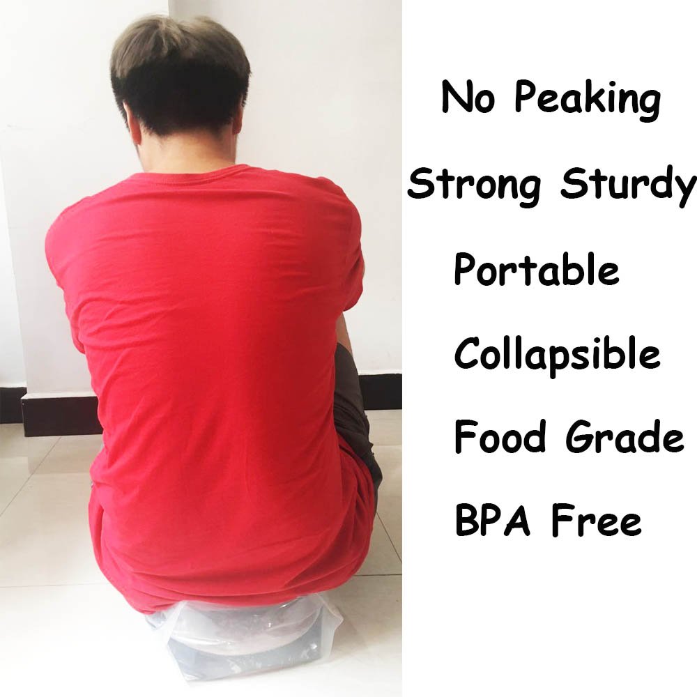 Supant 5 Litres Collapsible Water Jug Container, Freezable, Bpa Free Plastic Water Carrier Tank, Outdoor Folding Water Bag For S