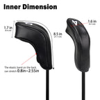 Big Teeth Golf Hybrid Iron Head Cover 9Pcs Hybrid Head Covers Set Long Hybrid Iron Covers, Golf Club Covers W/Big No. For Clevel