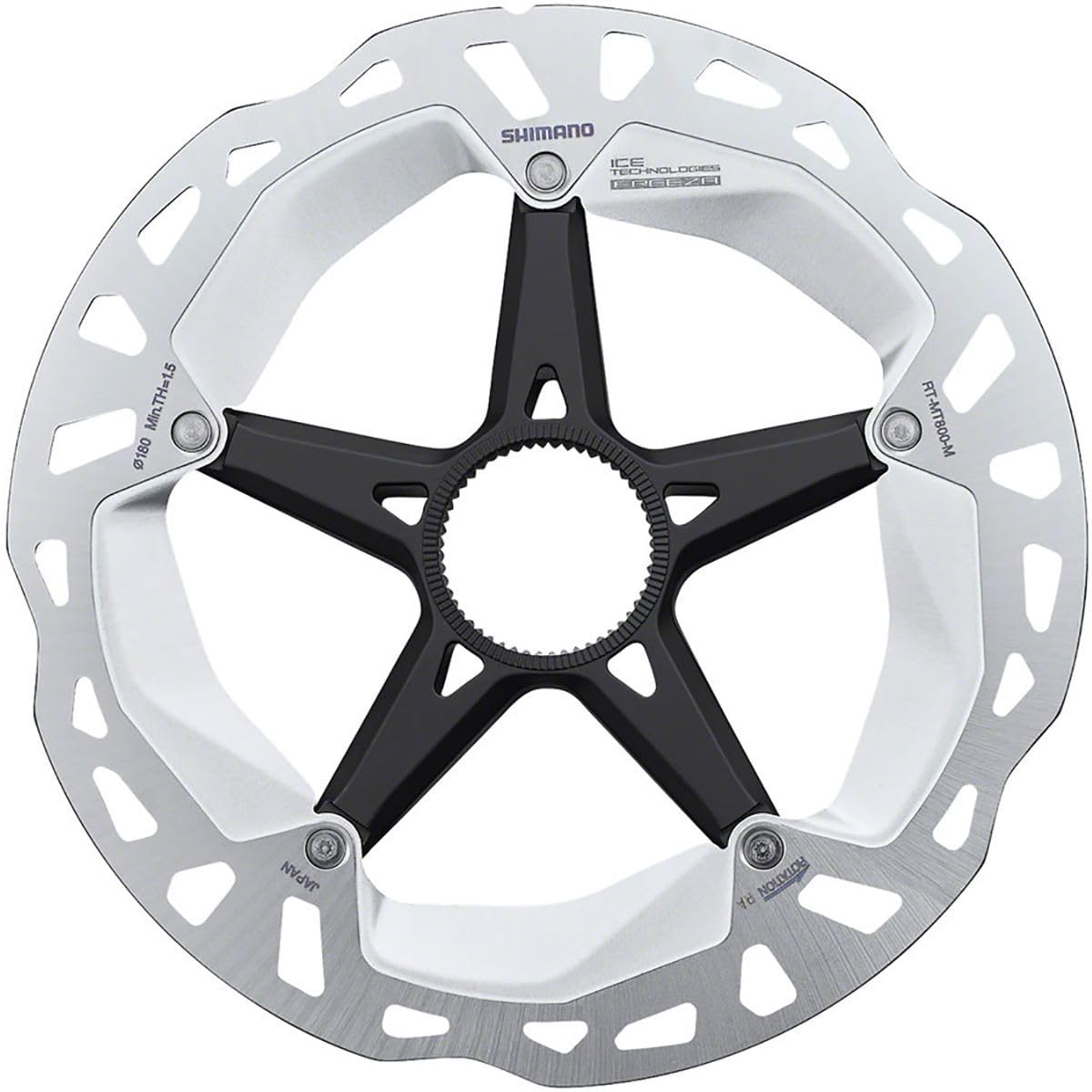 Shimano Xt Rt-Mt800-L 160Mm Centerlock Disc Rotor With External Lockring