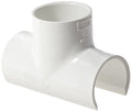 Spears 463 Series PVC Snap-On Saddle, Schedule 40, 1-1/2 IPS OD x 1-1/2 Socket