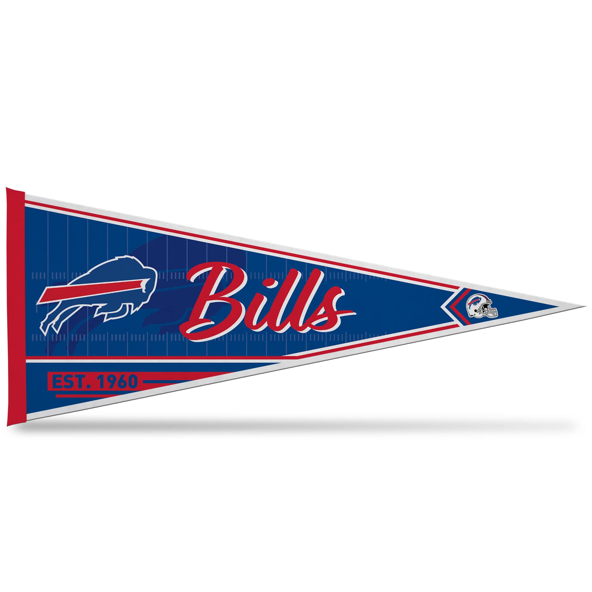 Rico Industries Nfl Football Buffalo Bills Classic 12'' X 30'' Felt Wall D  Cor Pennant - Great For Home/Bed Room/Man Cave D  Co
