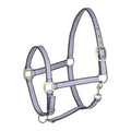 HORZE Adepto Adjustable Horse Halter | Soft, Durable Polyester - Languid Lavender Purple - Warmblood