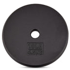 Yes4All 1-Inch Cast Iron Weight Plates For Dumbbells - Standard Weight Disc Plates (10 Lbs, Single)
