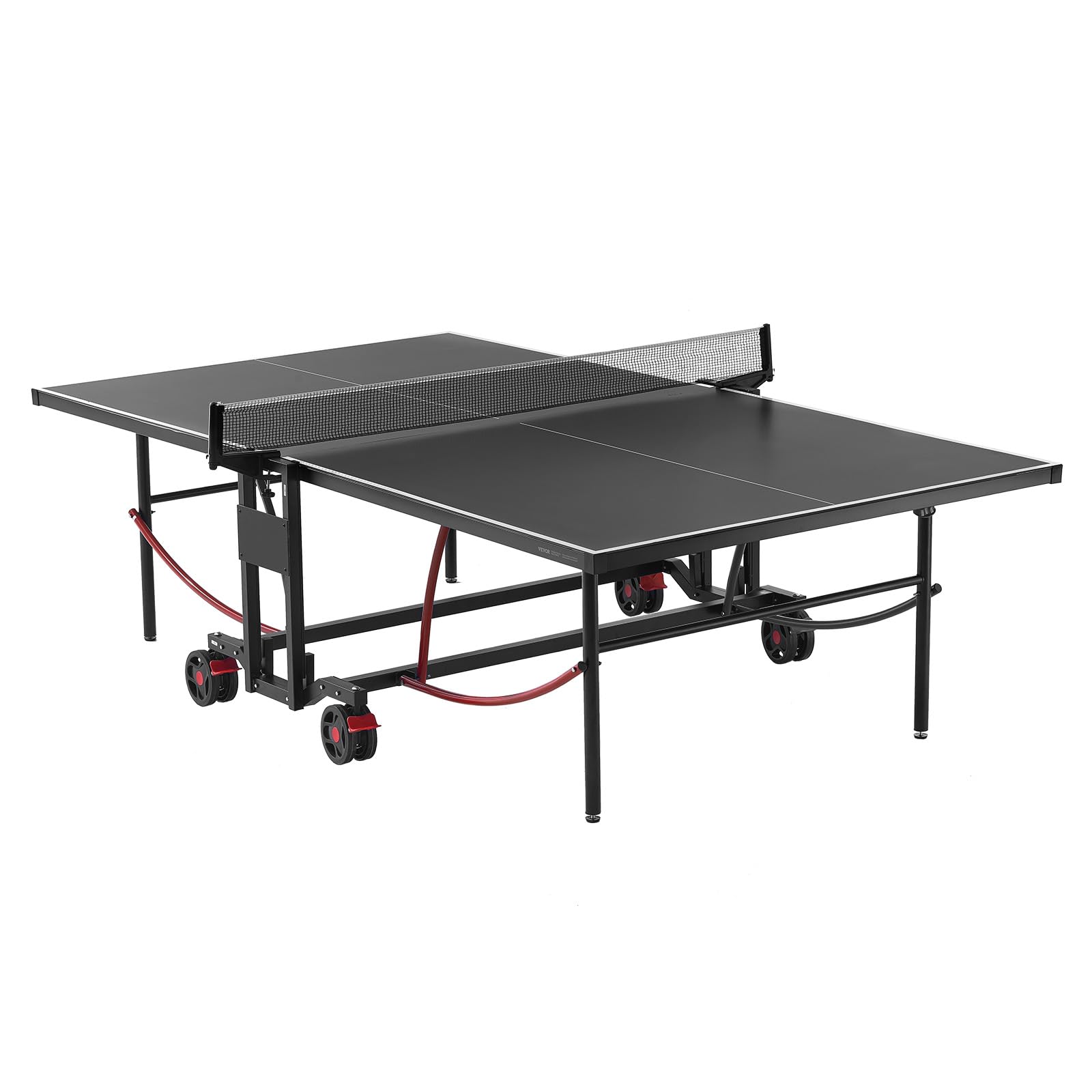 Vevor Ping Pong Table, Professional Table Tennis Game, Indoor/Outdoor All Weather Aluminum Table Tennis Table, Portable Foldable