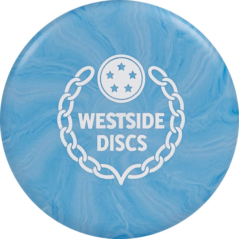 Westside Discs 5 Disc Origio Burst Disc Golf Starter Set  Beginners Frisbee Golf Set  Set Includes Disc Golf Putter, Midrange, F