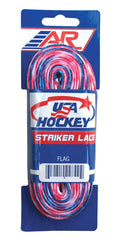 A&R Sports Usa Hockey Laces, 84-Inch, Usa Flag