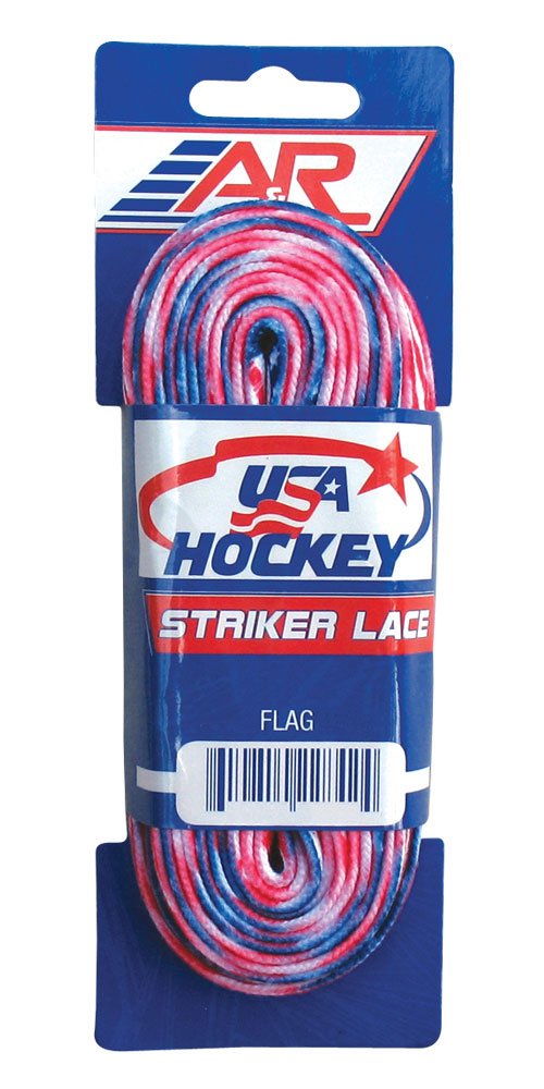A&R Sports Usa Hockey Laces, 84-Inch, Usa Flag