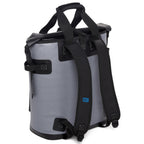 Built Welded Soft Portable Backpack Cooler With Wide Mouth Opening - Insulated And Leak-Proof Gray 5233505