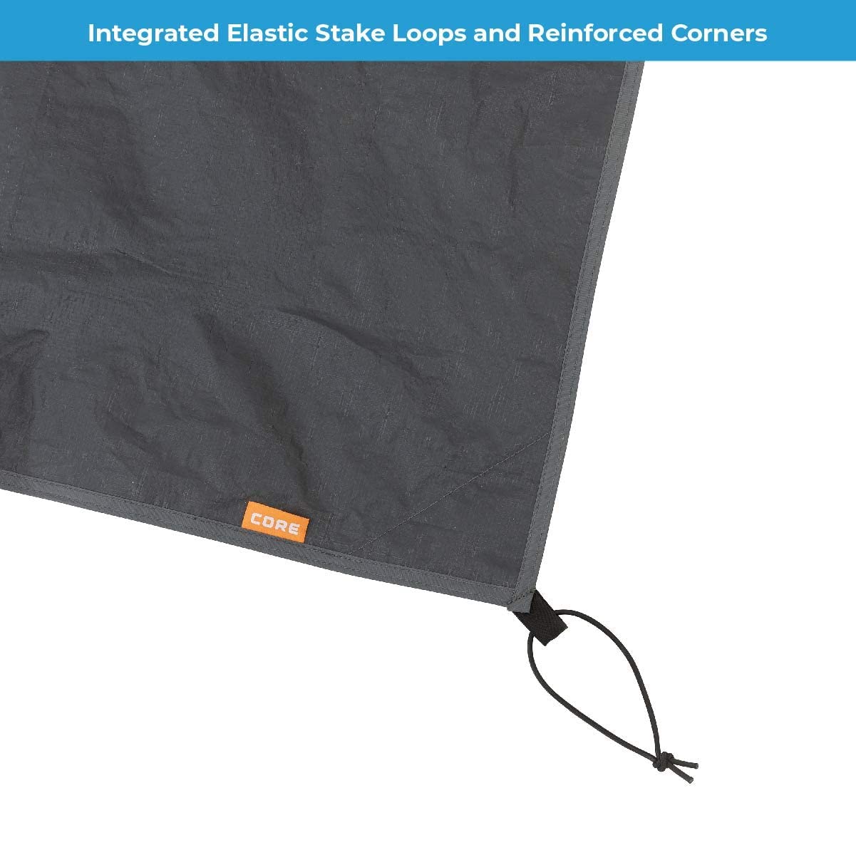 Core Outdoor Tent Footprints  Perfect Tarp Camping Accessories For Easy Camp Setup (9 Person Extended Dome Tent)