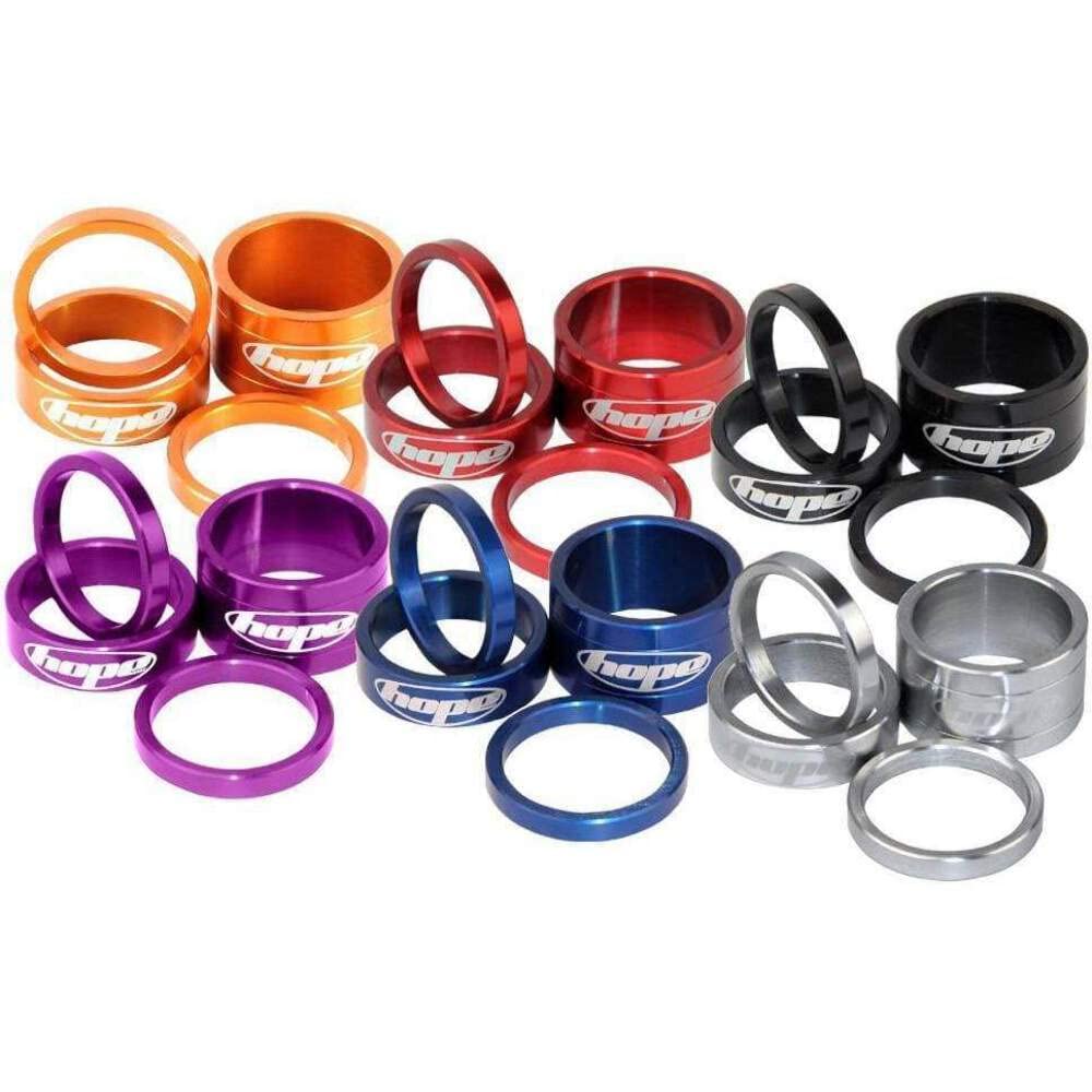 Hope Space Doctor 2x5mm 1x10mm 1x20mm Spacers for 1-1/8 Steerer New (Red)