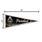 Rico Industries Ncaa Purdue Boilermakers Classic 12'' X 30'' Felt Wall D  Cor Pennant - Great For Home/Bed Room/Man Cave D  Cor