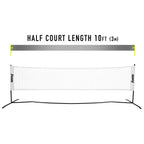 Franklin Sports Half Court Size Pickleball Net By Franklin Pickleball - Includes 10Ft Net, (2) Paddles, And (2) X-40 Usa Pickleb