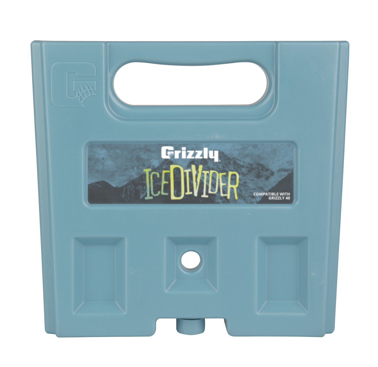 Grizzly Coolers IceDivider | Ice Pack Cooler Divider 4 lb for Grizzly 40 or Kenai 45 Cooler Accessory | Blue