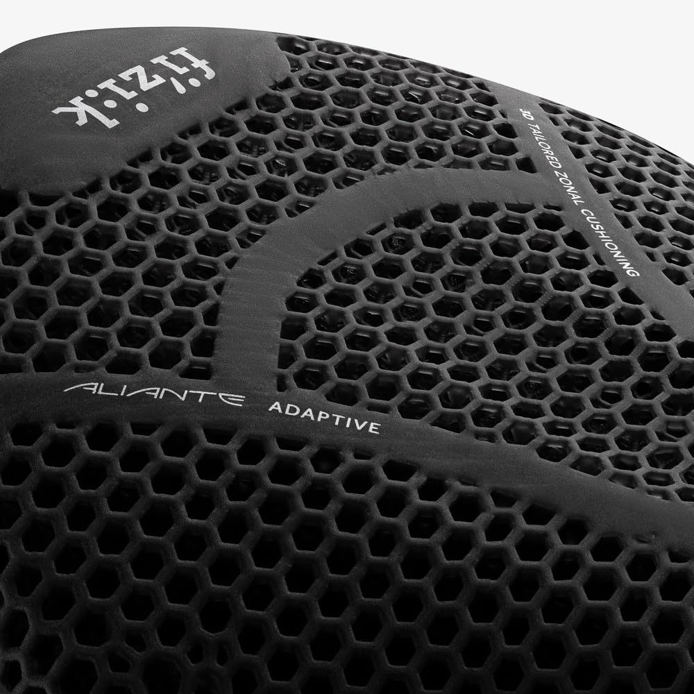 Fizik Tempo Aliante R3 Adaptive,Road Bike Endurance 3D Printed Saddle, Black, 155mm