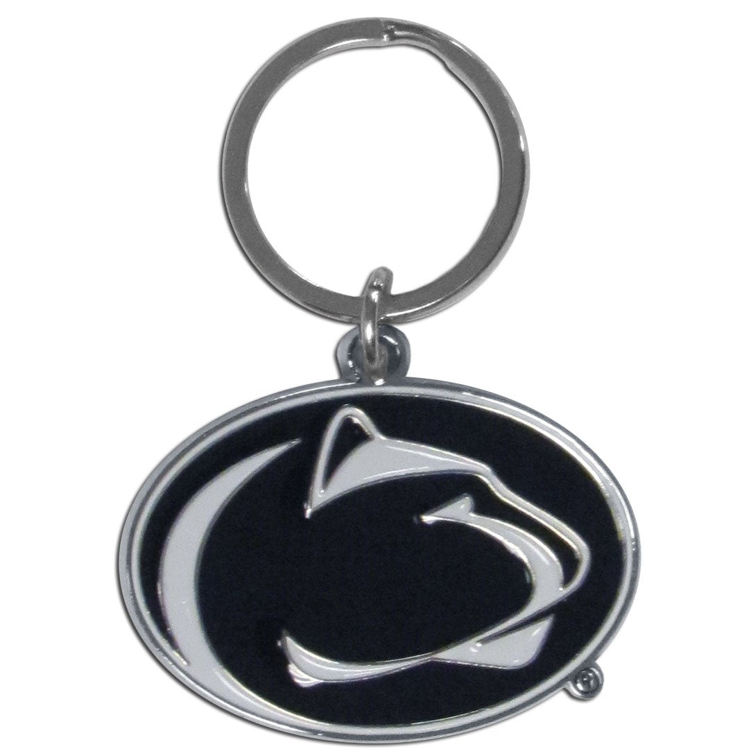 Ncaa Siskiyou Sports Fan Shop Penn State Nittany Lions Chrome & Enameled Key Chain One Size Team Colors