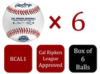 Rawlings  Cal Ripken League Baseballs  Competition Grade  Rcal1  Youth/14U  6 Count