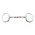 Korsteel Stainless Steel Copper Roller Mouth Eggbutt Snaffle Bit - 5''