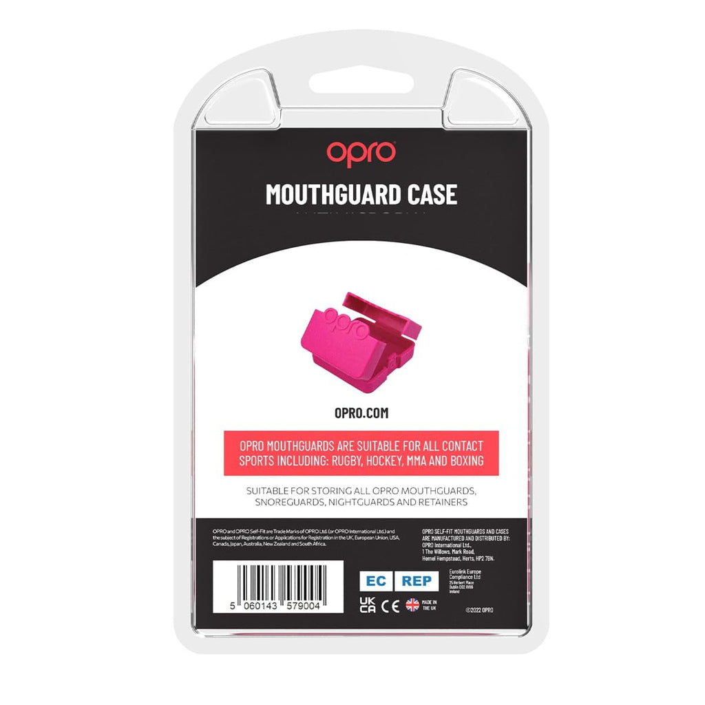 Opro Mouthguard Case, For Football, Hockey, Lacrosse, Mma, Combat And Contact Sports Mouth Guard Case (Pink)