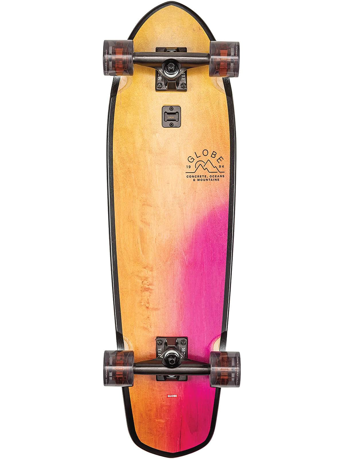 Globe Big Blazer Complete Skateboard,Washed Yellow,32 L X 9125 W - 1775 Wb