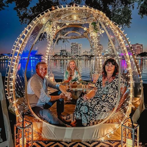 Alvantor Pop Up Bubble Tent - 6 X 6 Instant Igloo Tent - 2-3 Person Screen House For Patios - Large Oversize Weather Proof Pod -