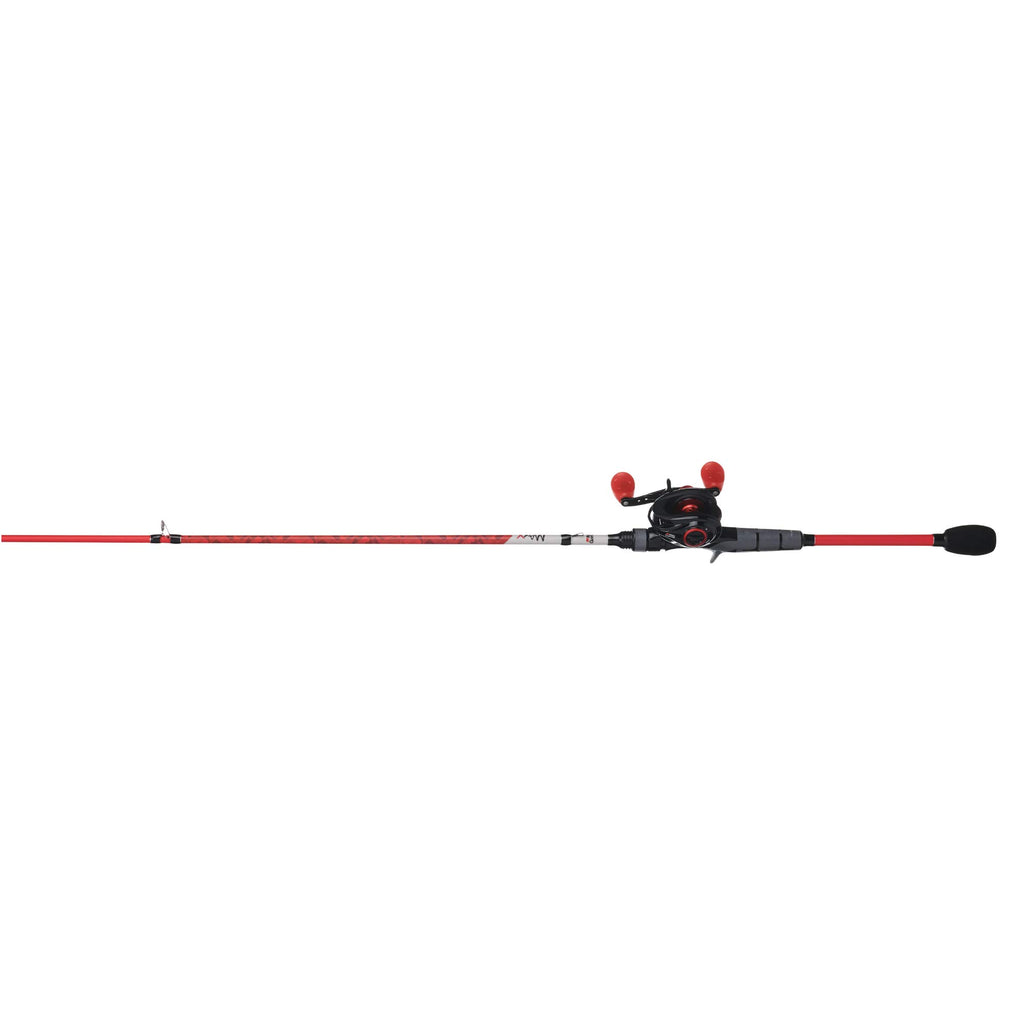 Abu Garcia 66    Max X Fishing Rod And Reel Baitcast Combo, 4+1 Ball Bearings With Lightweight Graphite Frame & Sideplates, Alum