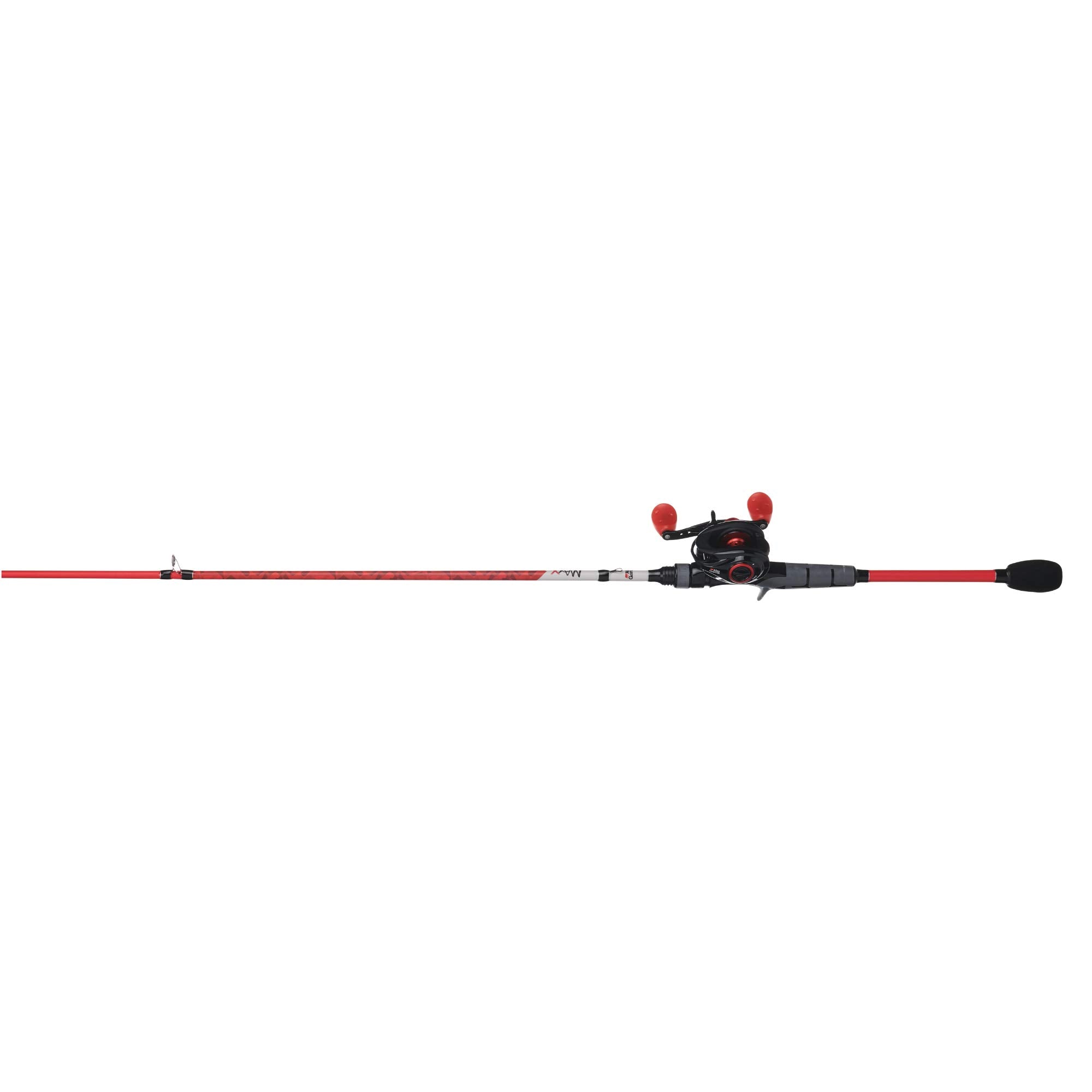 Abu Garcia 66    Max X Fishing Rod And Reel Baitcast Combo, 4+1 Ball Bearings With Lightweight Graphite Frame & Sideplates, Alum