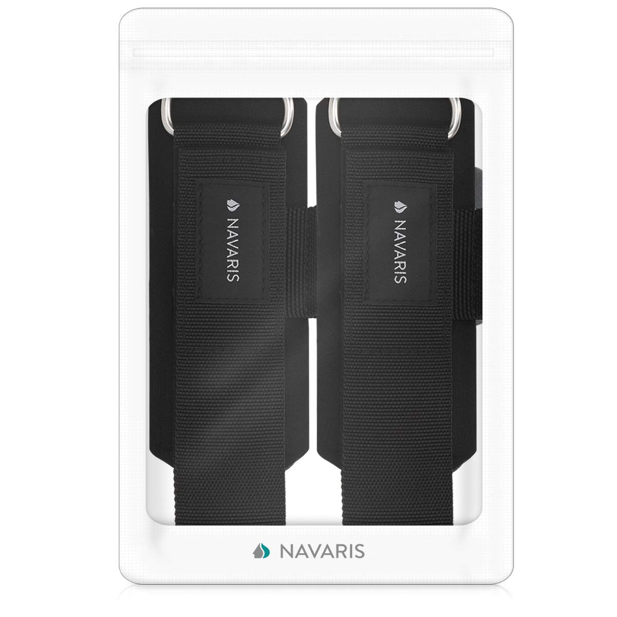 Navaris Weight Lifting Hook Straps - Pair Of Weightlifting Wrist Support Straps With Hooks - Neoprene Wrist Grips For Deadlifts,