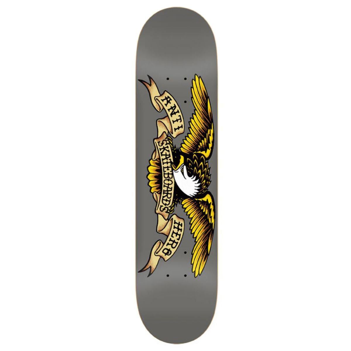 Anti-Hero Eagle Skateboard Mixed Tray Classic, Unisex, AHDK0029, Gray, 8,25 x 32
