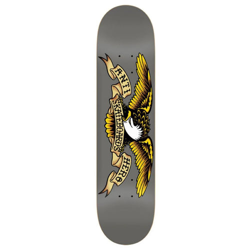 Anti-Hero Eagle Skateboard Mixed Tray Classic, Unisex, AHDK0029, Gray, 8,25 x 32