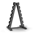 Epic Fitness 210-Pound Hex Dumbbell Set With Heavy Duty A-Frame Rack