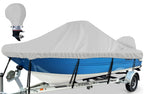 Boatpro Waterproof Center Console Boat Cover 16-18Ft, Heavy Duty 1300D Marine Grade Polyester Canvas 16' 17 Ft 18 Foot Boat Cent