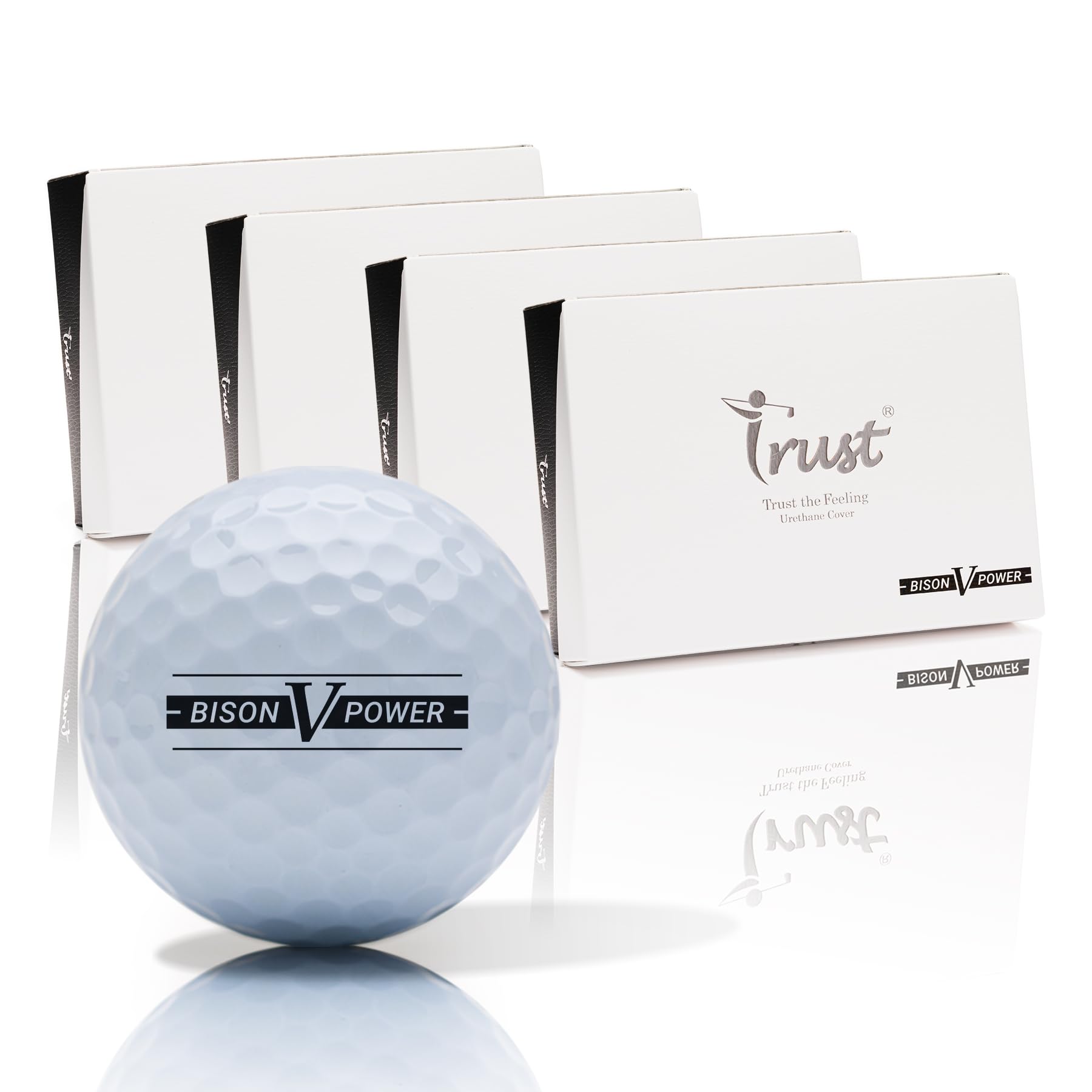 Trust Golf Ball, Bison V Power, 2024 K9 Model,Designed for Pros and Low Handicappers,for Swing Speed Under 105 Mph, Soft Feeling