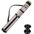 Gse 2X2 Deluxe Hard Billiard Pool Cue Stick Carrying Case, Billiard Cue Case, Billiards Accessories (Oval - Grey)
