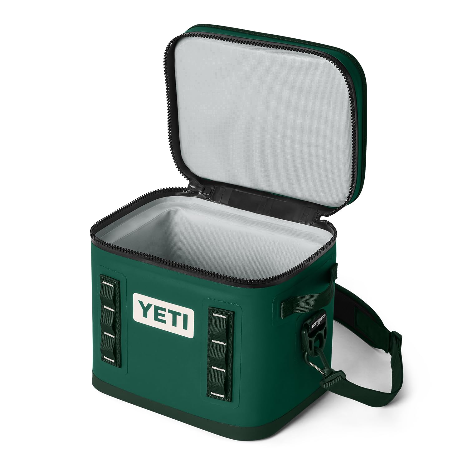 YETI Hopper Flip 12 Portable Cooler, Black Forest Green