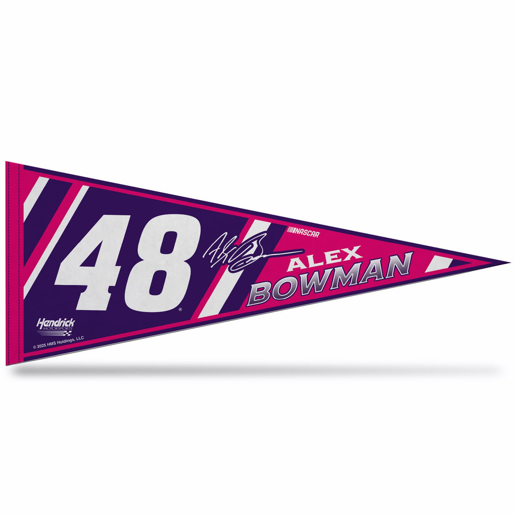Rico Industries Nascar Racing Alex Bowman 12'' X 30'' Felt Wall D  Cor Pennant - Great For Home/Bed Room/Man Cave D  Cor