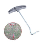 Peg Puller Extractor, Tent Peg Nail Puller Tool, Steel Awning Stakes Hooks Remover Lifter For Camping