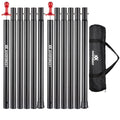 Tent Poles For Tarp, Avoforest Camping Tent Tarps Poles Adjustable Camping Accessories 90In Heavy Duty Poles For Backpacking Hik