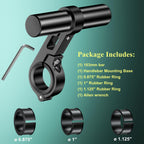 Brcovan Aluminum Alloy Handlebar Extensions For Bicycle & Motorcycle, Bike Handlebar Extender With Single Mounting Clamp Bracket
