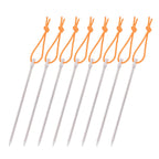 Ibasingo 8Pcs/Lot Titanium Alloy Pegs Camping Tent Stakes Portable Tent Nails For Picnic Hiking Backpacking A-Ti4005P