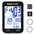 Bikevee GPS Bike Computer Wireless Bicycle Speedometer Odometer 9 Languages Auto Backlight Auto Start Stop IPX7 Waterproof 2.4 I
