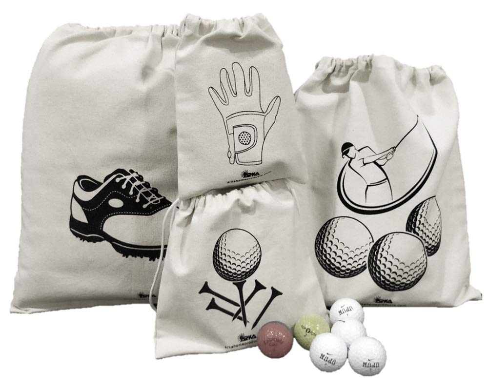 Arka Golf Accessories Organizer (Set Of 4 Bags)