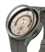Ringke Inner Bezel Styling Stylish Stainless Steel Frame] Compatible With Samsung Galaxy Watch 5 Pro Case, Anti Scratch Protecto