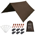 Kalinco Camping Tarp Waterproof, 10X12Ft Hammock Rain Fly Tarp Tent, Multifunctional Tent Footprint, Lightweight And Compact For